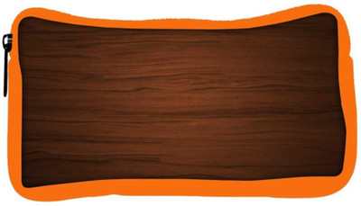 

Snoogg Eco Friendly Canvas Wood Texture Designer Student Pen Pencil Case Coin Purse Pouch Cosmetic Makeup Bag (ORANGE) Pouch(Multicolor)