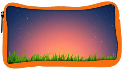 

Snoogg Eco Friendly Canvas Night At Garden Designer Student Pen Pencil Case Coin Purse Pouch Cosmetic Makeup Bag (ORANGE) Pouch(Multicolor)
