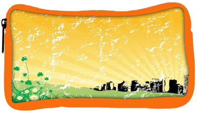 

Snoogg Eco Friendly Canvas Garden Background With Retro Architecture Student Pen Pencil Case Coin Purse Pouch Cosmetic Makeup Bag (ORANGE) Pouch(Multicolor)