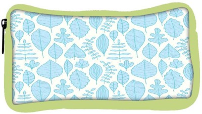 

Snoogg Eco Friendly Canvas Blue Leaves Designer Student Pen Pencil Case Coin Purse Pouch Cosmetic Makeup Bag (GREEN) Pouch(Multicolor)