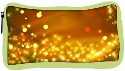 

Snoogg Eco Friendly Canvas Golden Sparkles Abstract Designer Student Pen Pencil Case Coin Purse Pouch Cosmetic Makeup Bag (GREEN) Pouch(Multicolor)