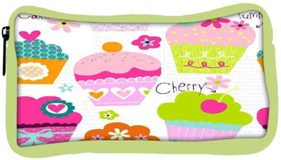 

Snoogg Eco Friendly Canvas Cup Cakes Student Pen Pencil Case Coin Purse Pouch Cosmetic Makeup Bag (GREEN) Pouch(Multicolor)