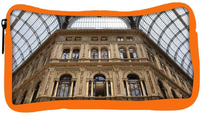 

Snoogg Eco Friendly Canvas Abstract Golden Building Designer Student Pen Pencil Case Coin Purse Pouch Cosmetic Makeup Bag (ORANGE) Pouch(Multicolor)