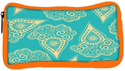 

Snoogg Eco Friendly Canvas Light Yellow Blue Pattern Designer Student Pen Pencil Case Coin Purse Pouch Cosmetic Makeup Bag (ORANGE) Pouch(Multicolor)