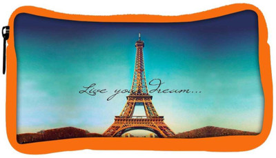 

Snoogg Eco Friendly Canvas Live Your Dream Student Pen Pencil Case Coin Purse Pouch Cosmetic Makeup Bag (ORANGE) Pouch(Multicolor)