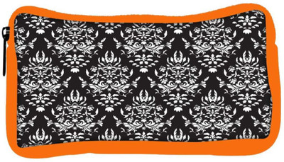 

Snoogg Eco Friendly Canvas White Pattern Designer Student Pen Pencil Case Coin Purse Pouch Cosmetic Makeup Bag (ORANGE) Pouch(Multicolor)