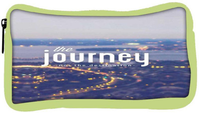 

Snoogg Eco Friendly Canvas The Journey Matters Student Pen Pencil Case Coin Purse Pouch Cosmetic Makeup Bag (GREEN) Pouch(Multicolor)