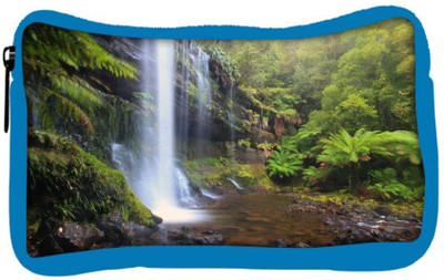 

Snoogg Eco Friendly Canvas Waterfall In Force Designer Student Pen Pencil Case Coin Purse Pouch Cosmetic Makeup Bag (BLUE) Pouch(Multicolor)