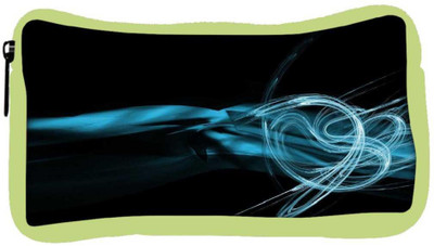 

Snoogg Eco Friendly Canvas Blue Smoke Designer Student Pen Pencil Case Coin Purse Pouch Cosmetic Makeup Bag (GREEN) Pouch(Multicolor)