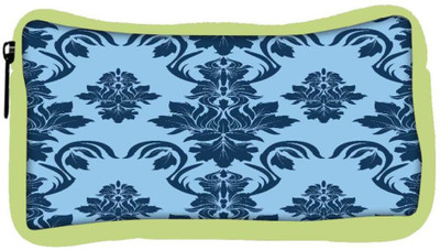 

Snoogg Eco Friendly Canvas Blue Abstract Pattern Designer Student Pen Pencil Case Coin Purse Pouch Cosmetic Makeup Bag (GREEN) Pouch(Multicolor)