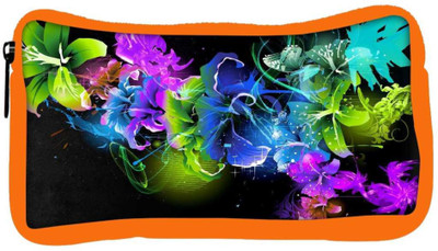 

Snoogg Eco Friendly Canvas Abstract Multicolor Flowers Designer Student Pen Pencil Case Coin Purse Pouch Cosmetic Makeup Bag (ORANGE) Pouch(Multicolor)