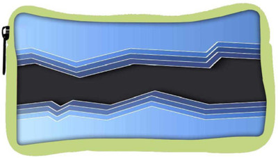 

Snoogg Eco Friendly Canvas Mirrow Waves 2469 Student Pen Pencil Case Coin Purse Pouch Cosmetic Makeup Bag (GREEN) Pouch(Multicolor)