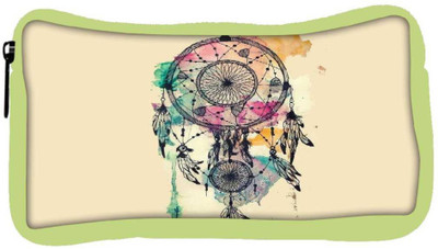 

Snoogg Eco Friendly Canvas Dream Catcher Colourful Student Pen Pencil Case Coin Purse Pouch Cosmetic Makeup Bag (GREEN) Pouch(Multicolor)