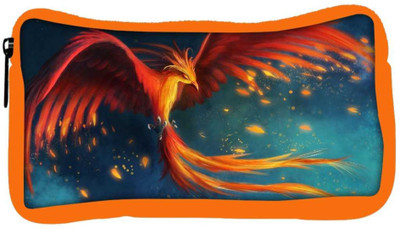 

Snoogg Eco Friendly Canvas Phoenix Fire Bird Designer Student Pen Pencil Case Coin Purse Pouch Cosmetic Makeup Bag (ORANGE) Pouch(Multicolor)