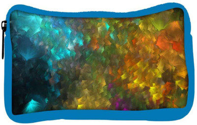 

Snoogg Eco Friendly Canvas Abstract Artistic Backdrop Designer Student Pen Pencil Case Coin Purse Pouch Cosmetic Makeup Bag (BLUE) Pouch(Multicolor)