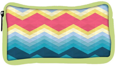 

Snoogg Eco Friendly Canvas Awesome Colour Chevron Student Pen Pencil Case Coin Purse Pouch Cosmetic Makeup Bag (GREEN) Pouch(Multicolor)