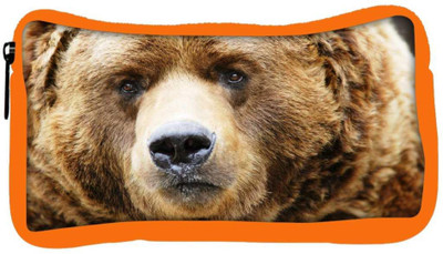 

Snoogg Eco Friendly Canvas Angry Bear Designer Student Pen Pencil Case Coin Purse Pouch Cosmetic Makeup Bag (ORANGE) Pouch(Multicolor)