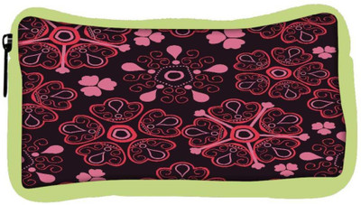 

Snoogg Eco Friendly Canvas Floral Red Designer Student Pen Pencil Case Coin Purse Pouch Cosmetic Makeup Bag (GREEN) Pouch(Multicolor)