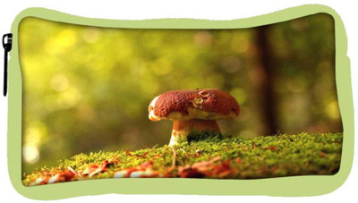 

Snoogg Eco Friendly Canvas Multicolor Mushroom Designer Student Pen Pencil Case Coin Purse Pouch Cosmetic Makeup Bag (GREEN) Pouch(Multicolor)