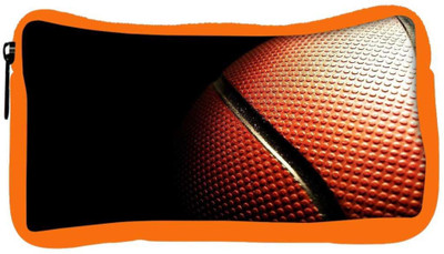 

Snoogg Eco Friendly Canvas Basketball Designer Student Pen Pencil Case Coin Purse Pouch Cosmetic Makeup Bag (ORANGE) Pouch(Multicolor)