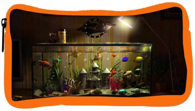 

Snoogg Eco Friendly Canvas Colourful Fish Tank Designer Student Pen Pencil Case Coin Purse Pouch Cosmetic Makeup Bag (ORANGE) Pouch(Multicolor)