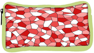 

Snoogg Eco Friendly Canvas Red Blocks Designer Student Pen Pencil Case Coin Purse Pouch Cosmetic Makeup Bag (GREEN) Pouch(Multicolor)