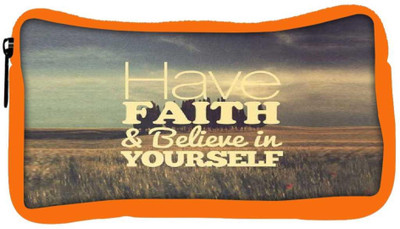 

Snoogg Eco Friendly Canvas Believe In Yourself Student Pen Pencil Case Coin Purse Pouch Cosmetic Makeup Bag (ORANGE) Pouch(Multicolor)