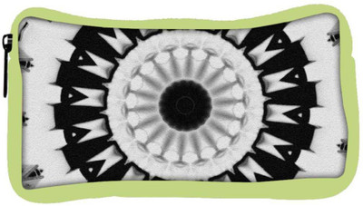 

Snoogg Eco Friendly Canvas Trippy Black And White Designer Student Pen Pencil Case Coin Purse Pouch Cosmetic Makeup Bag (GREEN) Pouch(Multicolor)