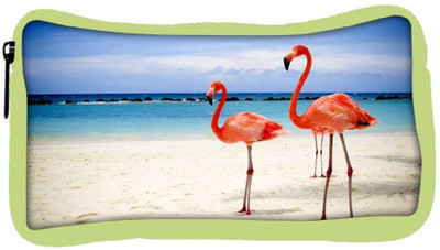 

Snoogg Eco Friendly Canvas Flamingos Designer Student Pen Pencil Case Coin Purse Pouch Cosmetic Makeup Bag (GREEN) Pouch(Multicolor)