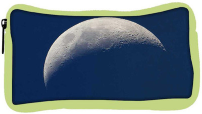 

Snoogg Eco Friendly Canvas Half Moon Designer Student Pen Pencil Case Coin Purse Pouch Cosmetic Makeup Bag (GREEN) Pouch(Multicolor)