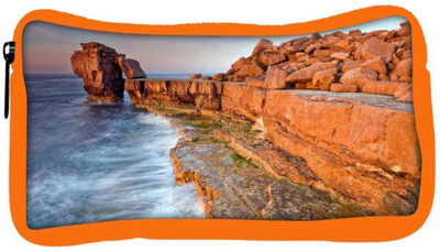 

Snoogg Eco Friendly Canvas Brown Mountain Designer Student Pen Pencil Case Coin Purse Pouch Cosmetic Makeup Bag (ORANGE) Pouch(Multicolor)