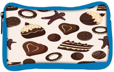 

Snoogg Eco Friendly Canvas Brown Chocolates Designer Student Pen Pencil Case Coin Purse Pouch Cosmetic Makeup Bag (BLUE) Pouch(Multicolor)