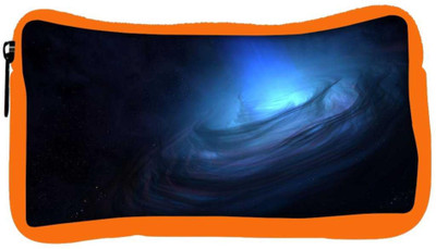 

Snoogg Eco Friendly Canvas Blue Nebula Designer Student Pen Pencil Case Coin Purse Pouch Cosmetic Makeup Bag (ORANGE) Pouch(Multicolor)