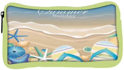 

Snoogg Eco Friendly Canvas Summer Holiday Student Pen Pencil Case Coin Purse Pouch Cosmetic Makeup Bag (GREEN) Pouch(Multicolor)
