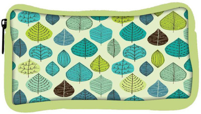 

Snoogg Eco Friendly Canvas Dark Blue Leaves Designer Student Pen Pencil Case Coin Purse Pouch Cosmetic Makeup Bag (GREEN) Pouch(Multicolor)