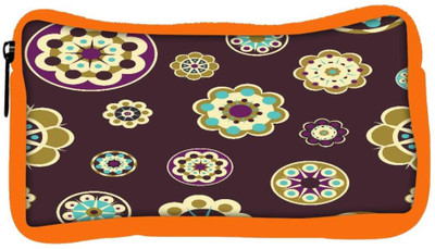 

Snoogg Eco Friendly Canvas Maroon Floral Pattern Designer Student Pen Pencil Case Coin Purse Pouch Cosmetic Makeup Bag (ORANGE) Pouch(Multicolor)