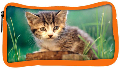 

Snoogg Eco Friendly Canvas Poor Kitty Designer Student Pen Pencil Case Coin Purse Pouch Cosmetic Makeup Bag (ORANGE) Pouch(Multicolor)