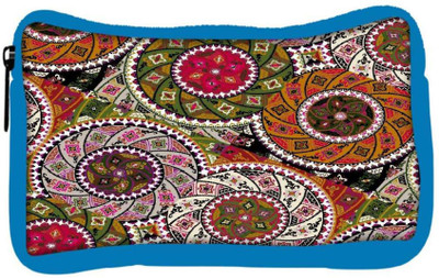 

Snoogg Eco Friendly Canvas Multicolor Pattern Design Designer Student Pen Pencil Case Coin Purse Pouch Cosmetic Makeup Bag (BLUE) Pouch(Multicolor)