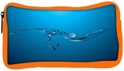 

Snoogg Eco Friendly Canvas Water Drops Designer Student Pen Pencil Case Coin Purse Pouch Cosmetic Makeup Bag (ORANGE) Pouch(Multicolor)
