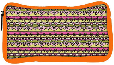 

Snoogg Eco Friendly Canvas Aztec Pink Student Pen Pencil Case Coin Purse Pouch Cosmetic Makeup Bag (ORANGE) Pouch(Multicolor)