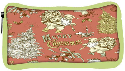 

Snoogg Eco Friendly Canvas Merry Christmas Red Designer Student Pen Pencil Case Coin Purse Pouch Cosmetic Makeup Bag (GREEN) Pouch(Multicolor)