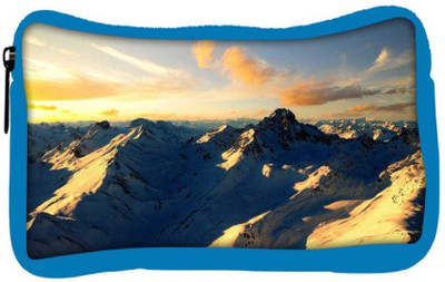 

Snoogg Eco Friendly Canvas Snow Mountains Designer Student Pen Pencil Case Coin Purse Pouch Cosmetic Makeup Bag (BLUE) Pouch(Multicolor)