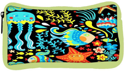 

Snoogg Eco Friendly Canvas Cartoon Set With Sea Live Student Pen Pencil Case Coin Purse Pouch Cosmetic Makeup Bag (GREEN) Pouch(Multicolor)