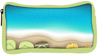 

Snoogg Eco Friendly Canvas Abstract Summer Background Student Pen Pencil Case Coin Purse Pouch Cosmetic Makeup Bag (GREEN) Pouch(Multicolor)