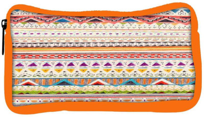 

Snoogg Eco Friendly Canvas Sketch Aztec Student Pen Pencil Case Coin Purse Pouch Cosmetic Makeup Bag (ORANGE) Pouch(Multicolor)
