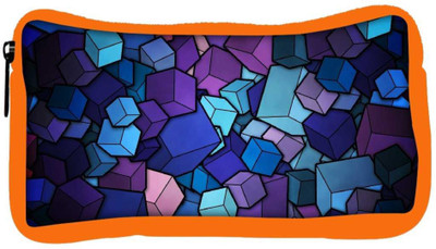 

Snoogg Eco Friendly Canvas Colorful Blocks Designer Student Pen Pencil Case Coin Purse Pouch Cosmetic Makeup Bag (ORANGE) Pouch(Multicolor)