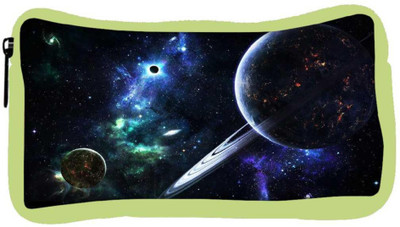 

Snoogg Eco Friendly Canvas Solar Rays Designer Student Pen Pencil Case Coin Purse Pouch Cosmetic Makeup Bag (GREEN) Pouch(Multicolor)