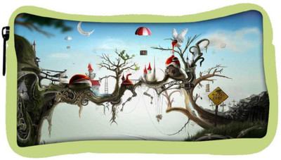 

Snoogg Eco Friendly Canvas Red Roof Small Houses Designer Student Pen Pencil Case Coin Purse Pouch Cosmetic Makeup Bag (GREEN) Pouch(Multicolor)