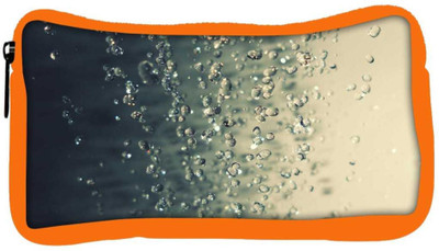 

Snoogg Eco Friendly Canvas Water Drops Abstract Designer Student Pen Pencil Case Coin Purse Pouch Cosmetic Makeup Bag (ORANGE) Pouch(Multicolor)
