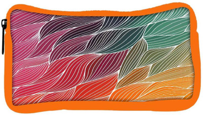 

Snoogg Eco Friendly Canvas Vector Abstract Hand Drawn Waves Texture Student Pen Pencil Case Coin Purse Pouch Cosmetic Makeup Bag (ORANGE) Pouch(Multicolor)